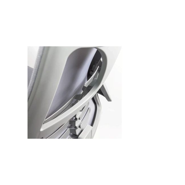 Scaun de birou syyt 9514, ergonomic, mesh, cu tetiera, mecanism de balans, cadru polipropilena, 110 kg, gri drm10267