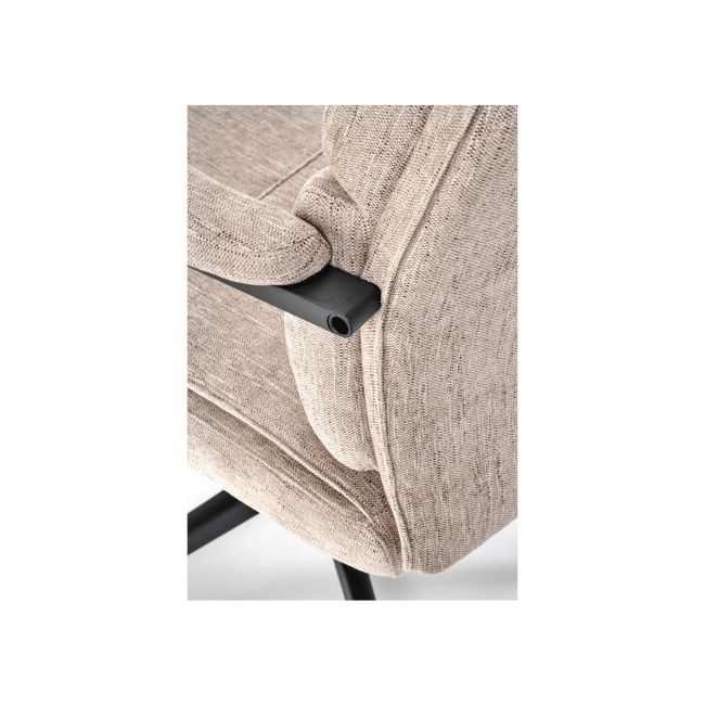 Scaun directorial hm adriano, stofa, inaltime reglabila, mecanism de balansare, 100 kg, bej drm10294