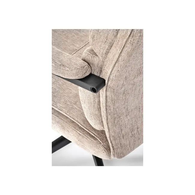 Scaun directorial hm adriano, stofa, inaltime reglabila, mecanism de balansare, 100 kg, bej drm10294