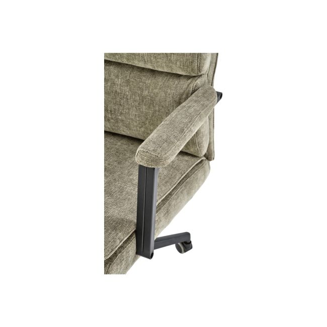 Scaun directorial hm adriano, stofa, inaltime reglabila, mecanism de balansare, perne duble, 100 kg, olive drm10295