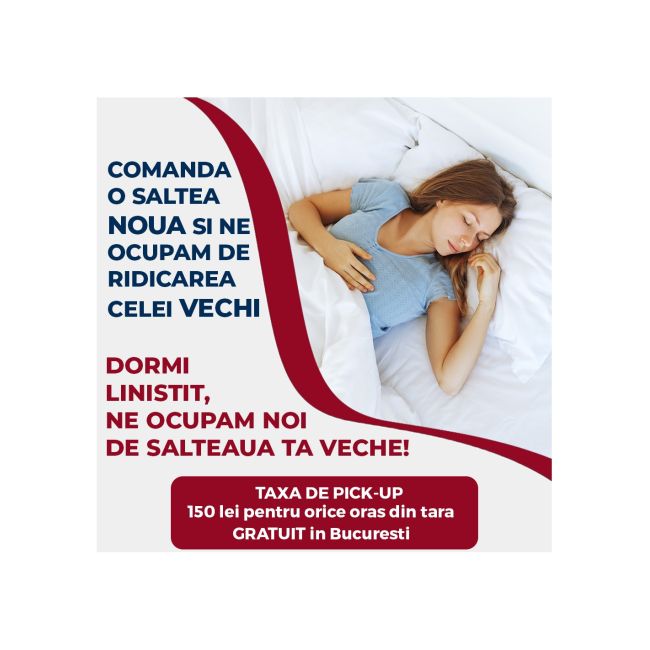 Set saltea ortopedica, jupiter memory one 90x200x24cm, cu spuma poliuretanica, memory foam 4 cm, husa detasabila, tricot silver care, hipoalergenica, fermitate mediu spre tare, saltsib plus perna matlasata, microfibra 50x70cm drm9415