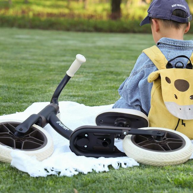 Balance bike qplay trainer negru smb3240tra60