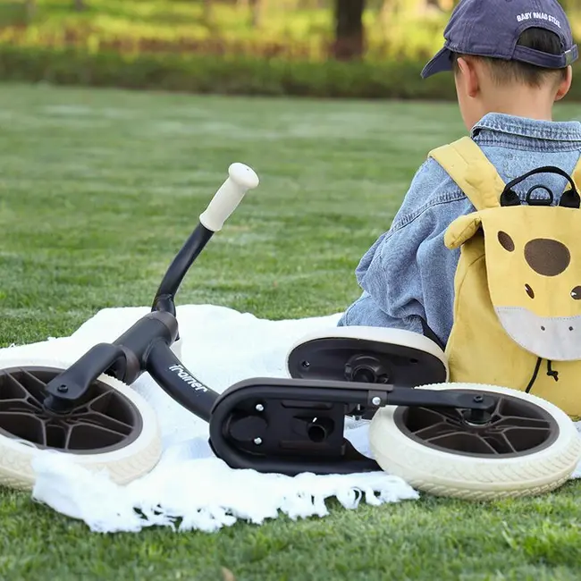 Balance bike qplay trainer negru smb3240tra60