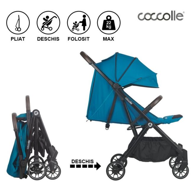 Carucior sport autofold coccolle melia deep turquoise smb323032732