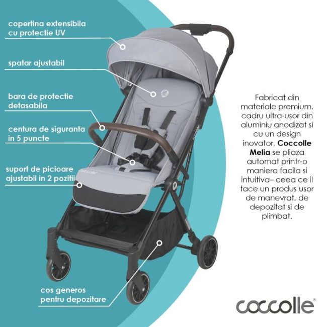 Carucior sport autofold coccolle melia greystone smb323032771