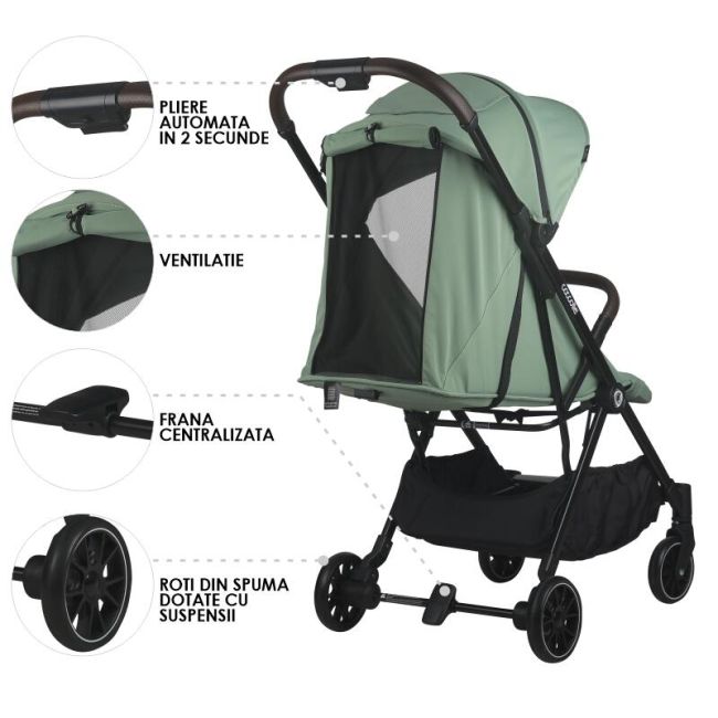Carucior sport autofold coccolle melia mistletoe green smb323032780