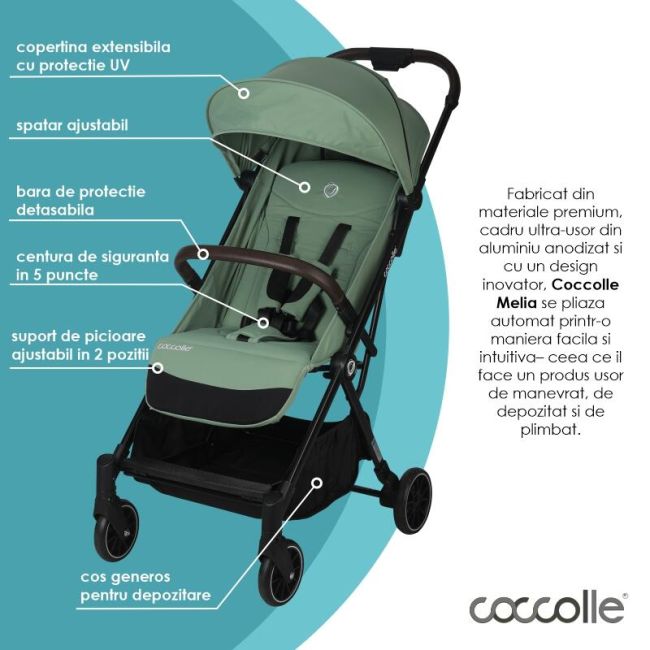 Carucior sport autofold coccolle melia mistletoe green smb323032780