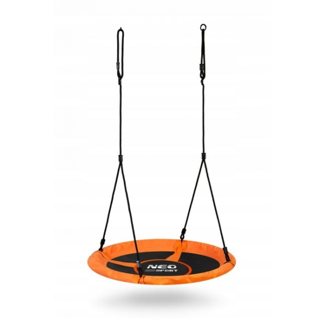 Leagan tip cuib pentru copii xxl, 95 cm, 150 kg, neo-sport 1004, portocaliu edeedi1004