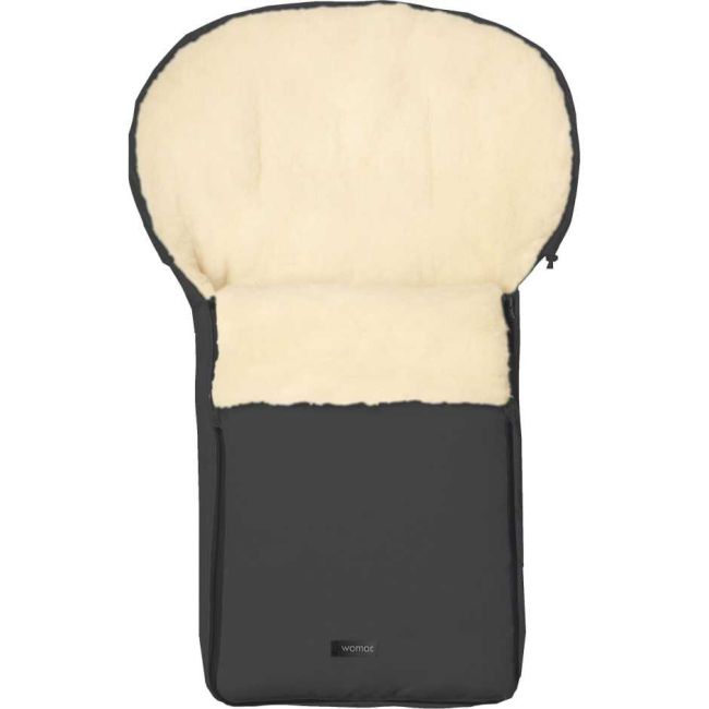 Sac de iarna pentru carucior Classic N6 din lana oaie Womar Zaffiro  3-Z-SW-S6 BBJ3-Z-SW-S6_Gri Inchis