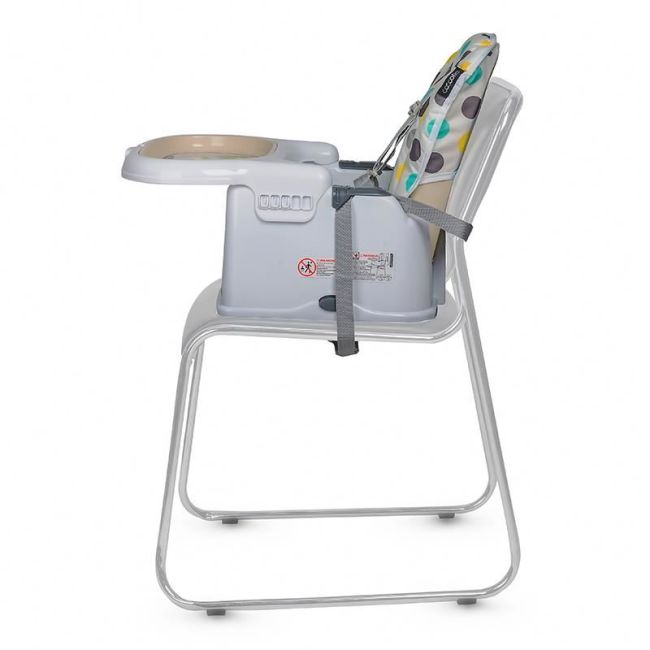Scaun de luat masa multifunctional coccolle ziti beige dots smb332088344