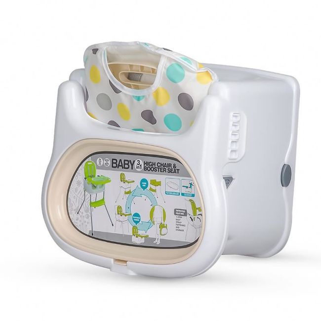 Scaun de luat masa multifunctional coccolle ziti beige dots smb332088344
