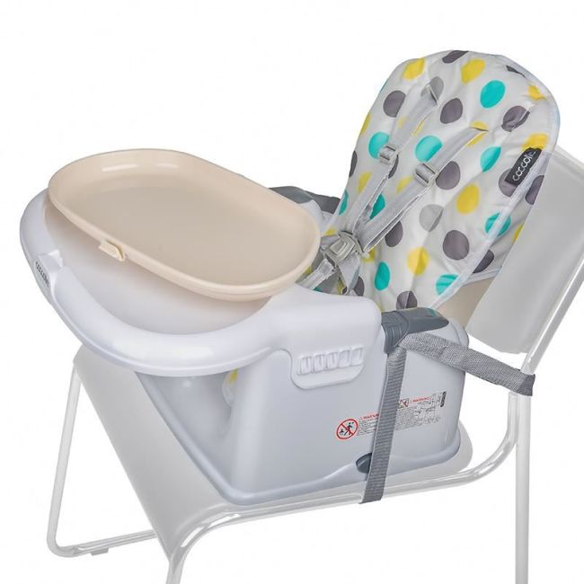 Scaun de luat masa multifunctional coccolle ziti beige dots smb332088344