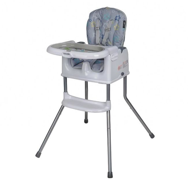 Scaun de luat masa multifunctional coccolle ziti grey stars smb332088364