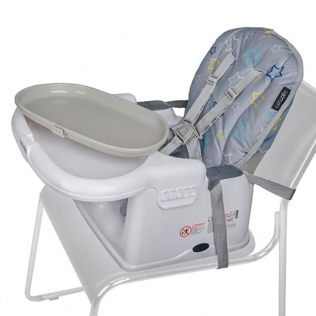Scaun de luat masa multifunctional coccolle ziti grey stars smb332088364