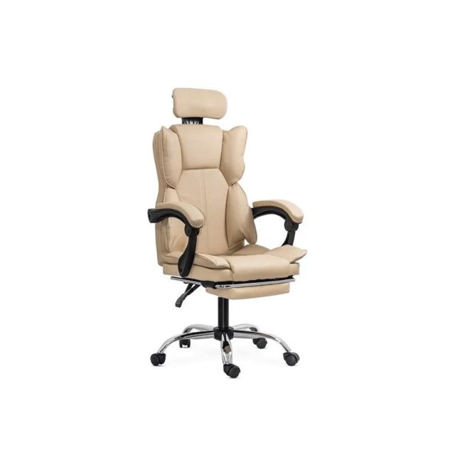 Scaun directorial off 4151, piele ecologica, mecanism de balansare, suport pentru picioare, 130 kg drm10338