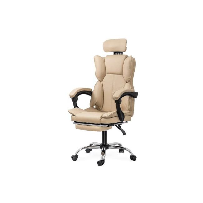 Scaun directorial off 4151, piele ecologica, mecanism de balansare, suport pentru picioare, 130 kg drm10338