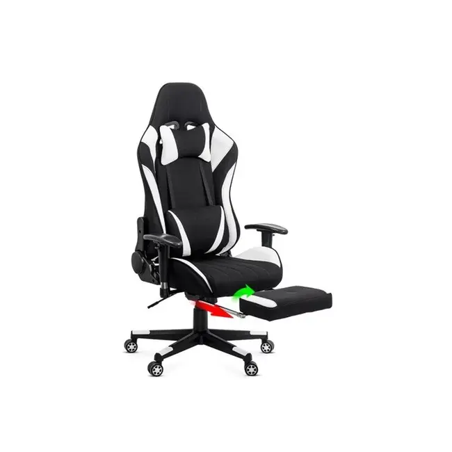 Scaun gaming off 296, spatar reglabil, stofa, robust, cadru polipropilena, mecanism de balans, perne reglabile, 100 kg drm10358