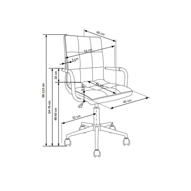 Set mobilier birou copii hm b6, mdf, metalic, spatii depozitare, cu scaun hm gonzo 3 gri inchis, stofa, 90 kg si dulapior rulant hm nils, cu roti, lemn, natur drm10336