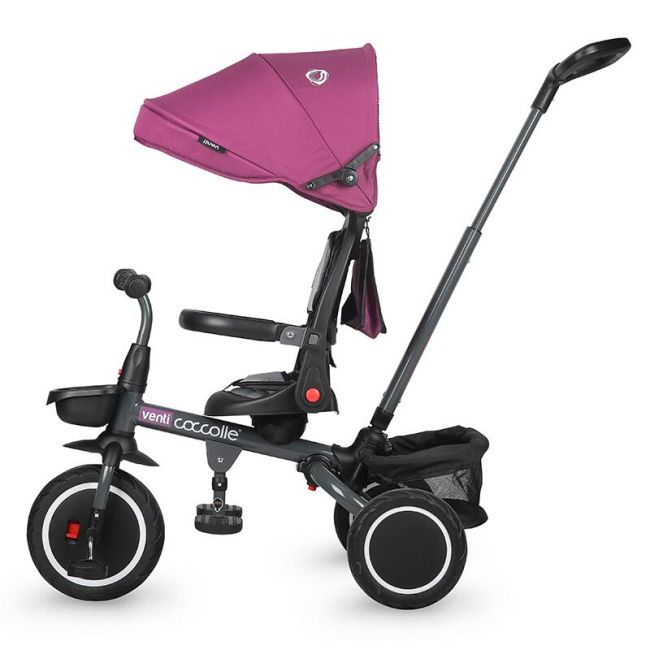 Tricicleta multifunctionala coccolle venti magenta smb323010850
