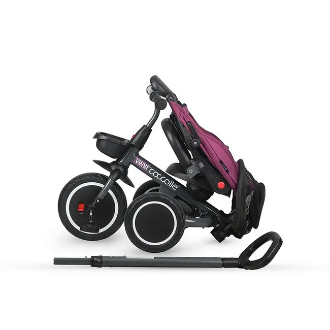 Tricicleta multifunctionala coccolle venti magenta smb323010850
