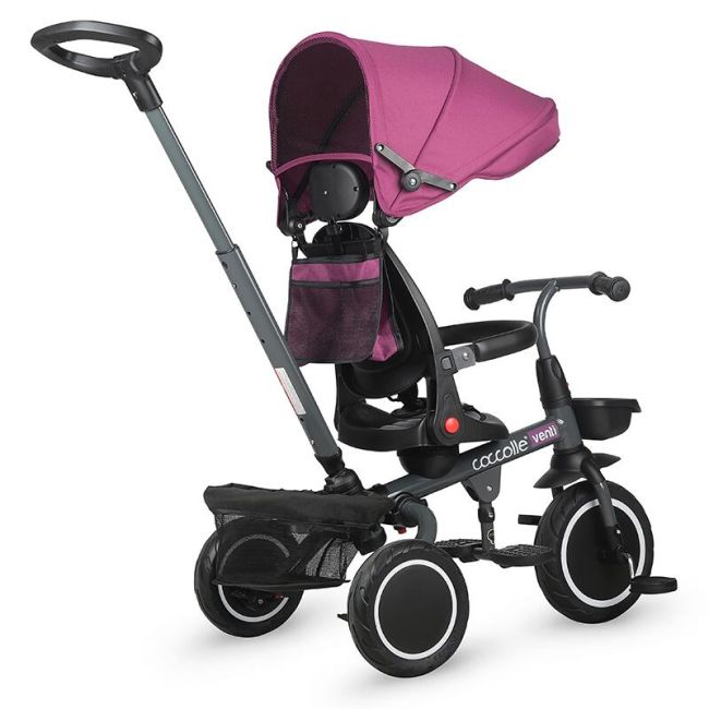 Tricicleta multifunctionala coccolle venti magenta smb323010850