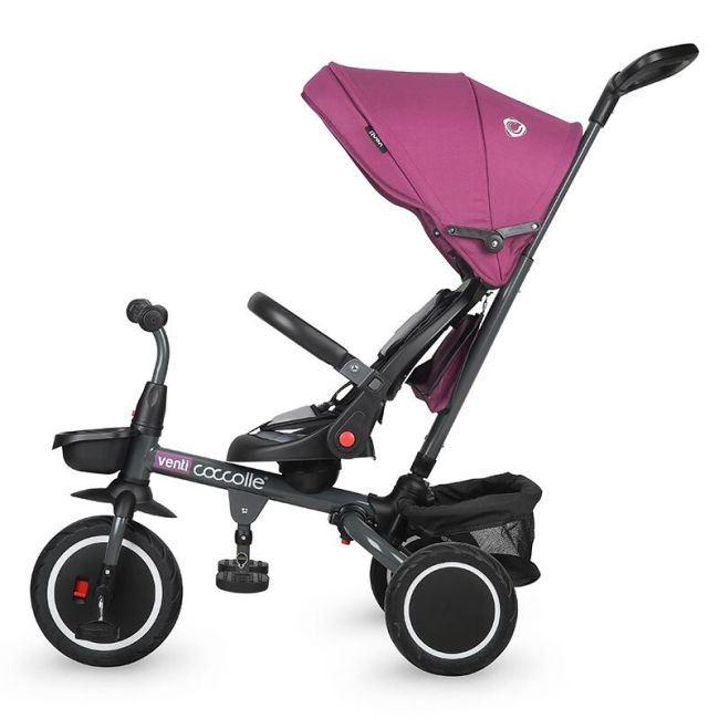 Tricicleta multifunctionala coccolle venti magenta smb323010850