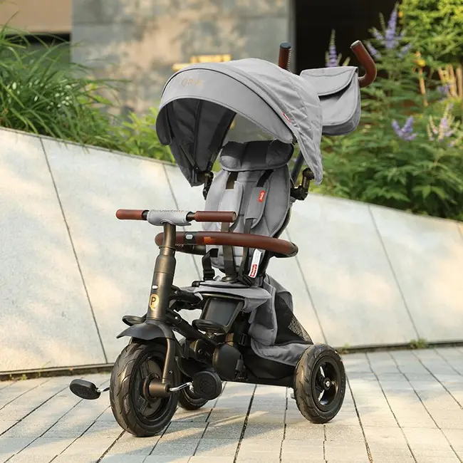 Tricicleta pliabila qplay rito deluxe gri smb324038171d