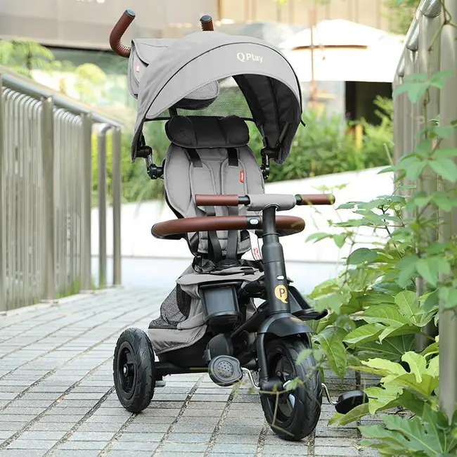 Tricicleta pliabila qplay rito deluxe gri smb324038171d