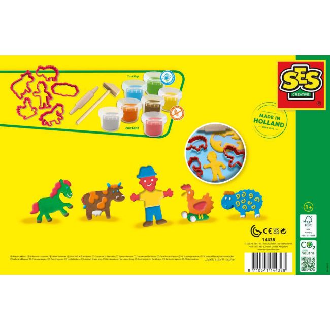 Mega set de plastilina cu unelte sa14438