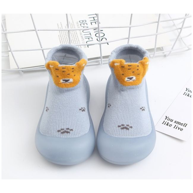 Mocasini bleu cu talpa antiderapanta - teddy addw1026-mos2