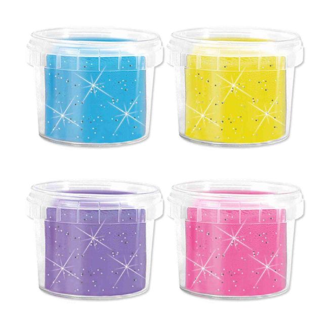 Plastilina stralucitoare 4 culori sa00515