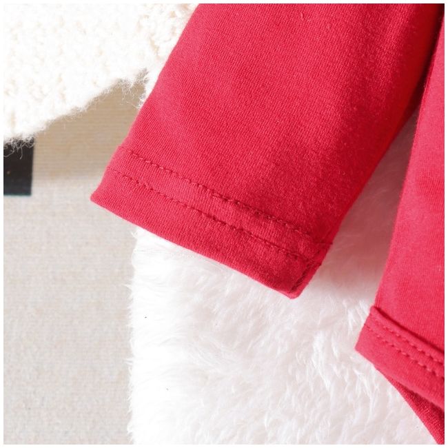 Sarafan cu body visiniu maneca lunga - baby reindeer mb1071-r2