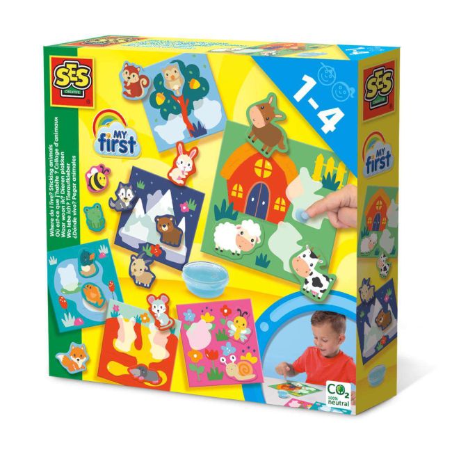 Set autocolante animale-unde locuiesc sa14401