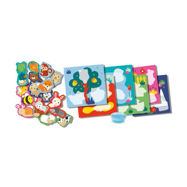 Set autocolante animale-unde locuiesc sa14401