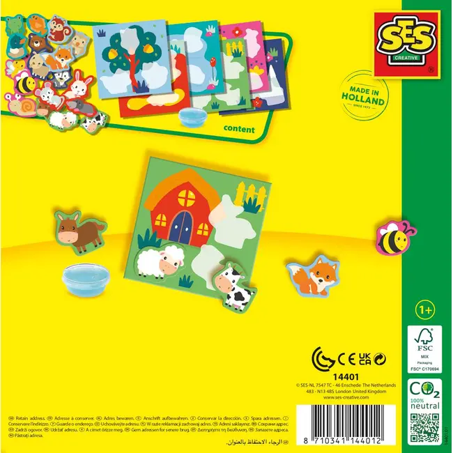 Set autocolante animale-unde locuiesc sa14401