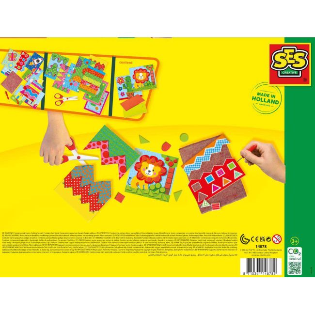 Set creativ-invat sa tai, sa creez mozaicuri si sa perforez sa14878