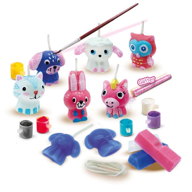 Set creativ lumanari-animale vesele sa14711