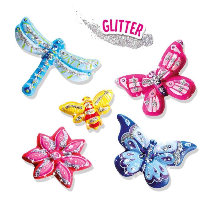 Set mulaj si pictura-fluturi cu sclipici sa01131