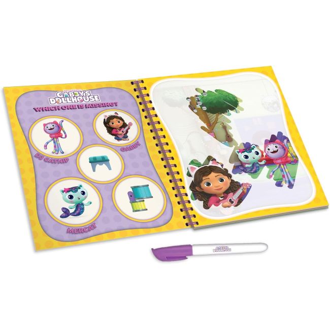 Waterbook: carte de colorat gabby's dollhouse