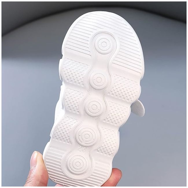 Adidasi crem cu luminite - lorena mdg-58-2-c