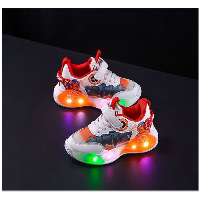 Adidasi cu luminite pentru baietei - legia mb2310-1-c