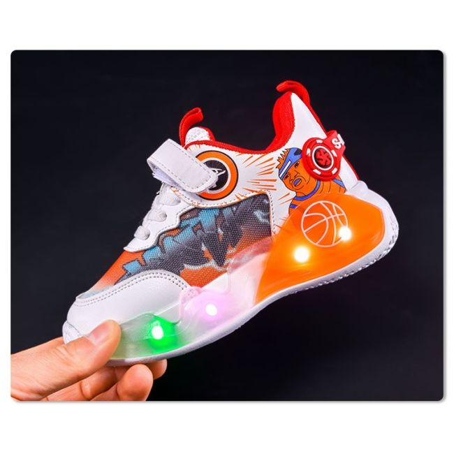 Adidasi cu luminite pentru baietei - legia mb2310-1-c