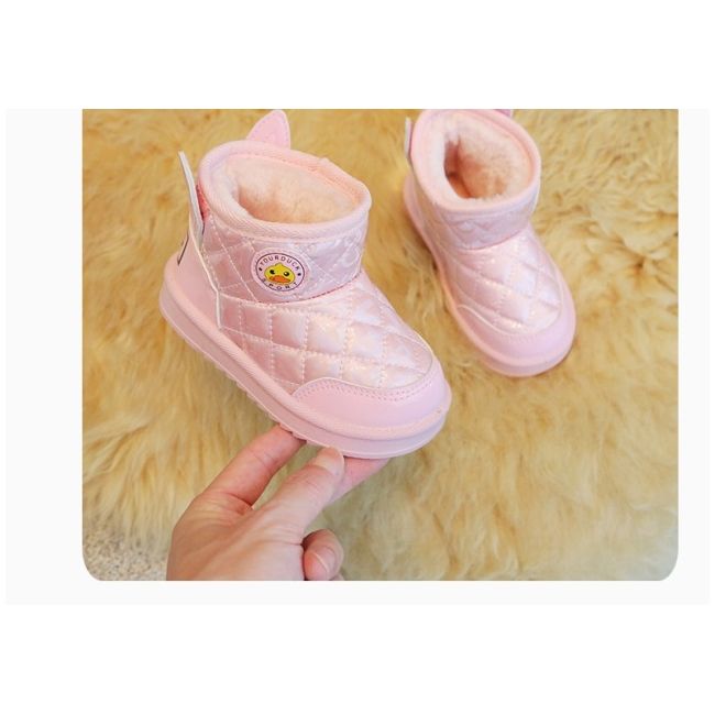 Cizme imblanite roz lucios - duck mbwn2470-c