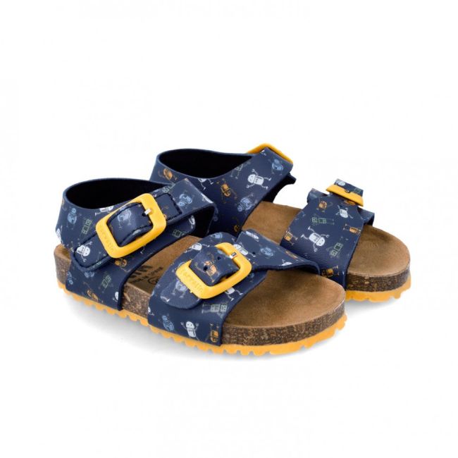 Sandale pentru copii Robotei Garvalin, azul marino (Marime: 30) JEM242468-A-30