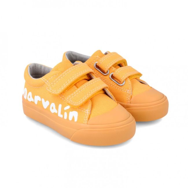 Tenisi canvas pentru copii Garvalin, amarillo (Marime: 24) JEM242800-C-24
