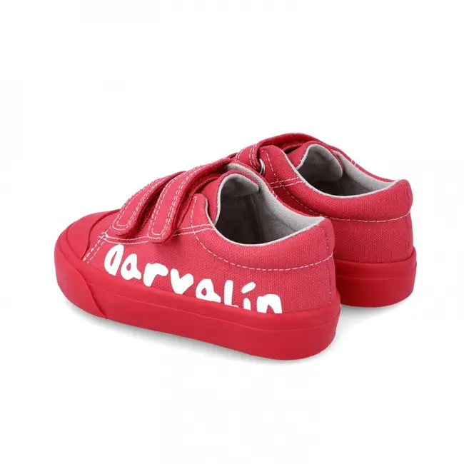 Tenisi canvas pentru copii Garvalin, rojo (Marime: 21) JEM242800-D-21