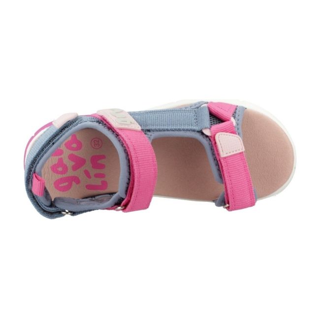 Sandale cu velcro pentru copii Garvalin, rosa (Marime: 28) JEM242855-C-28