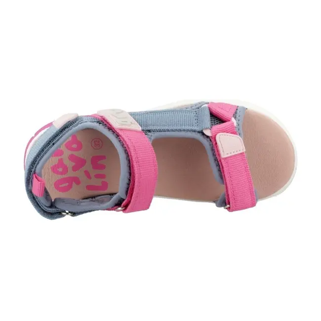 Sandale cu velcro pentru copii Garvalin, rosa (Marime: 35) JEM242855-C-35