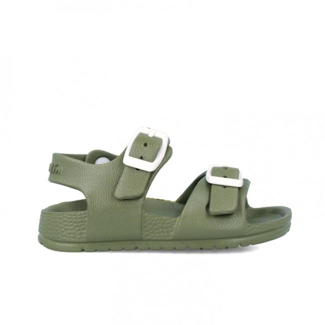 Sandale din cauciuc pentru copii Garvalin, militar (Marime: 25) JEM242870-B-25