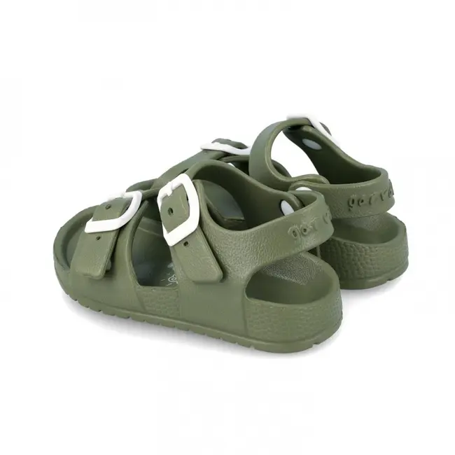 Sandale din cauciuc pentru copii Garvalin, militar (Marime: 25) JEM242870-B-25
